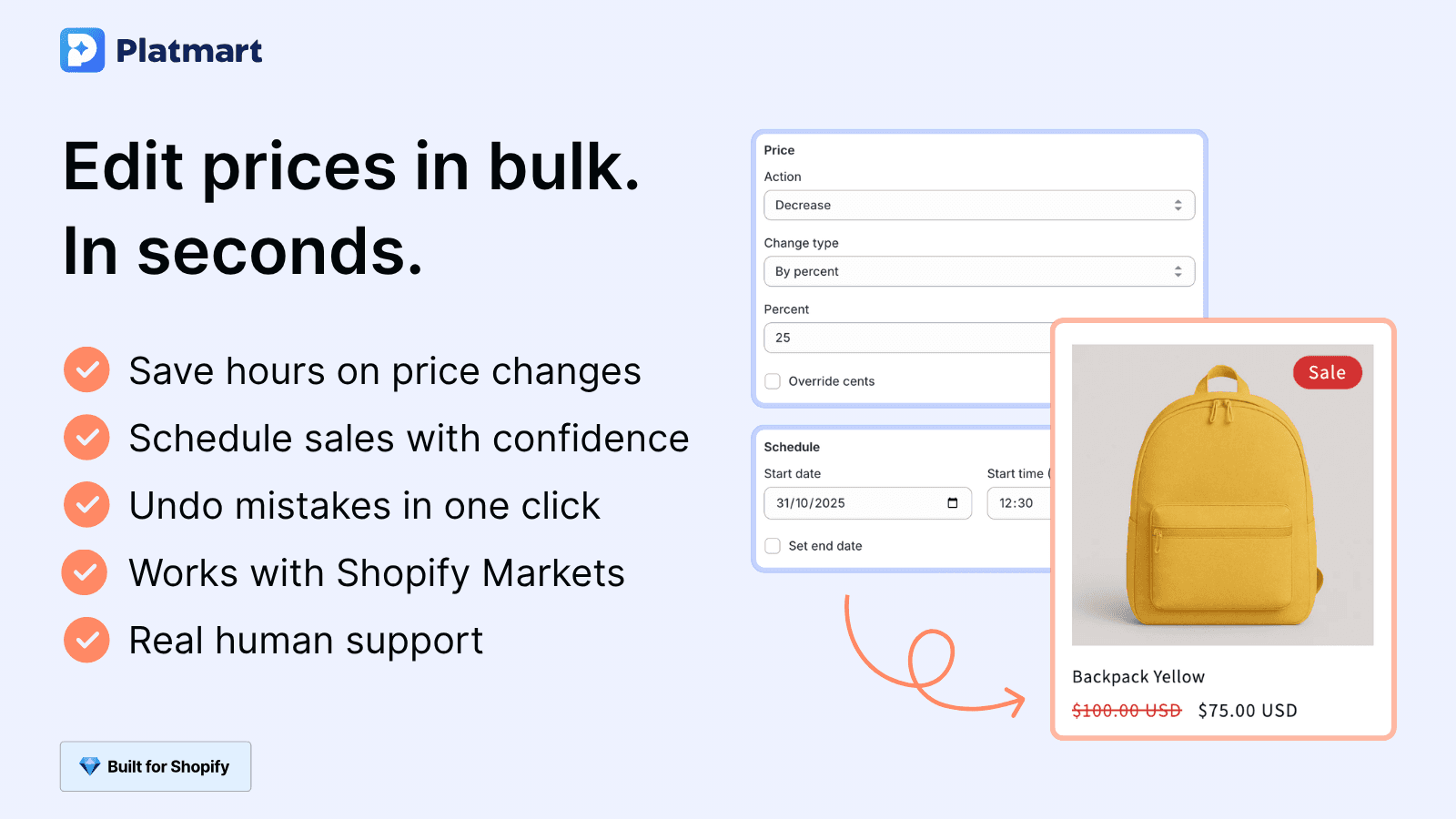 Platmart Bulk Price Editor screenshot 1