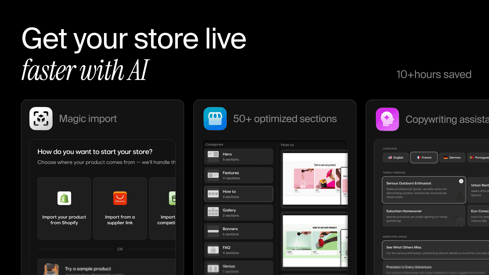 Dropmagic: AI Store Builder screenshot 2
