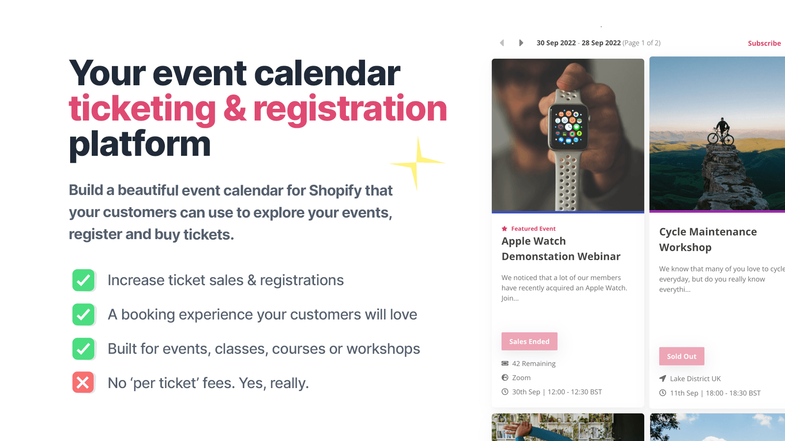 Event Calendar: Tickets & RSVP screenshot 1
