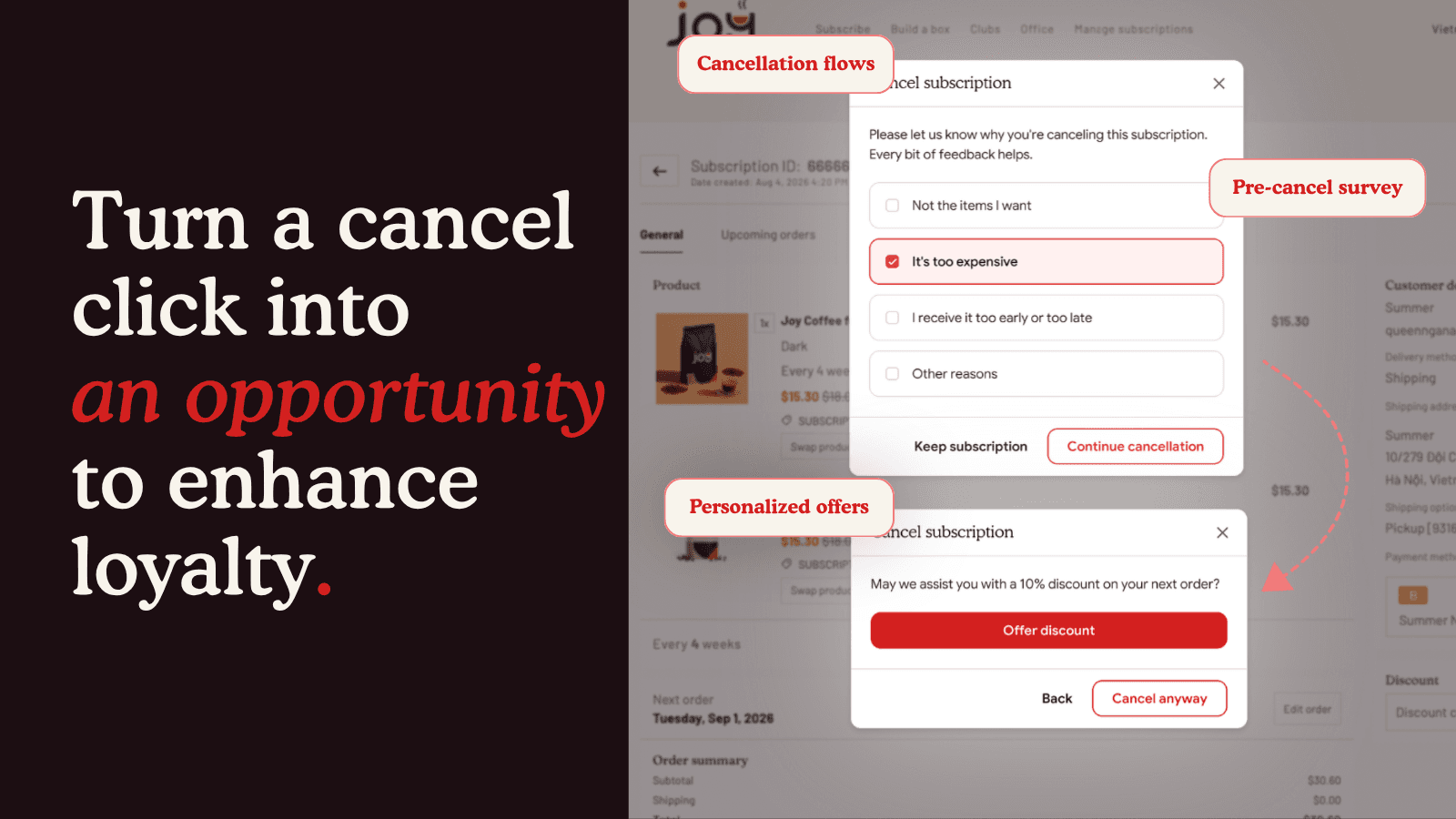 Joy Subscriptions App screenshot 2