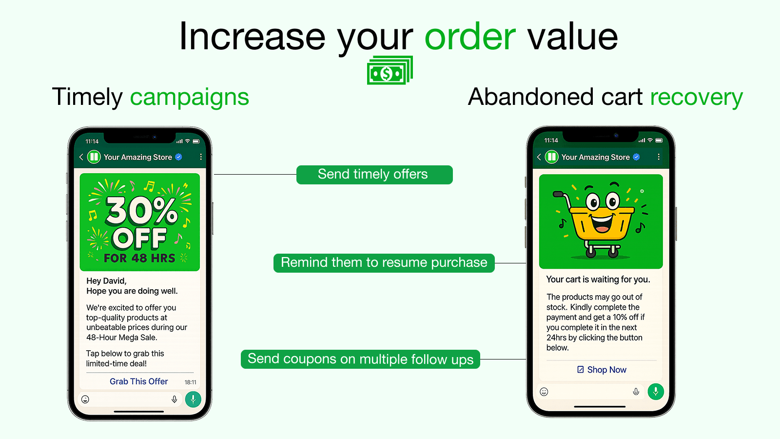 CK: Abandoned cart on WhatsApp screenshot 2