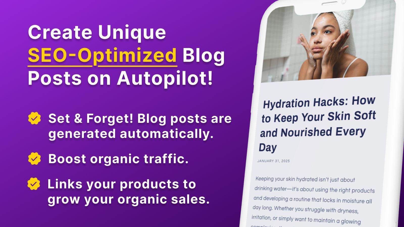 AI Blog Agent | SEO Auto Blog screenshot 1