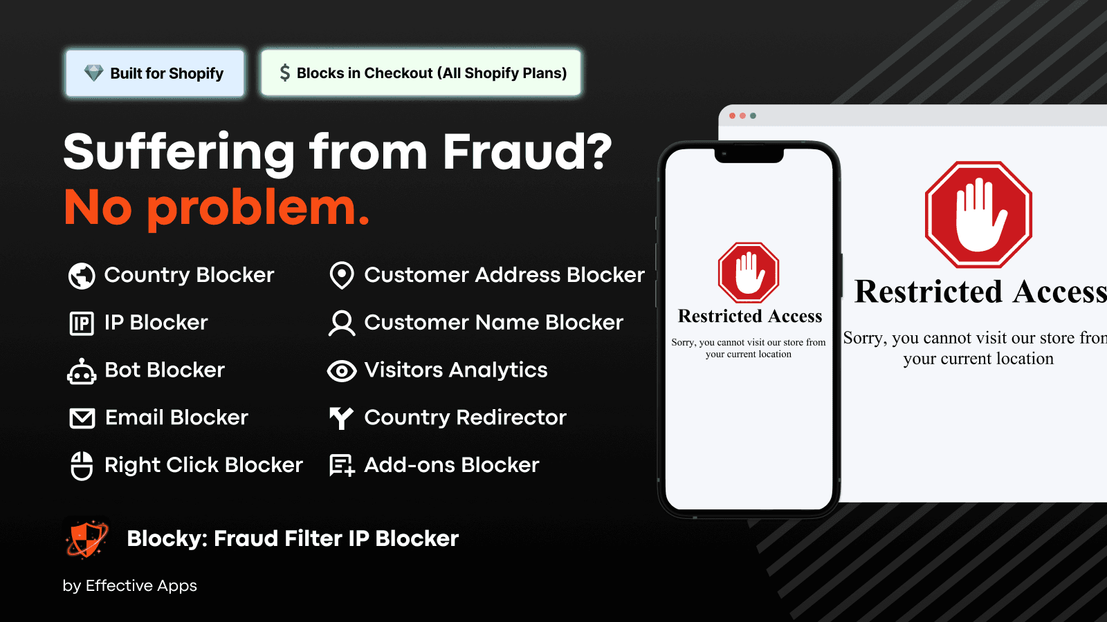Blocky Fraud Filter IP Blocker screenshot 1