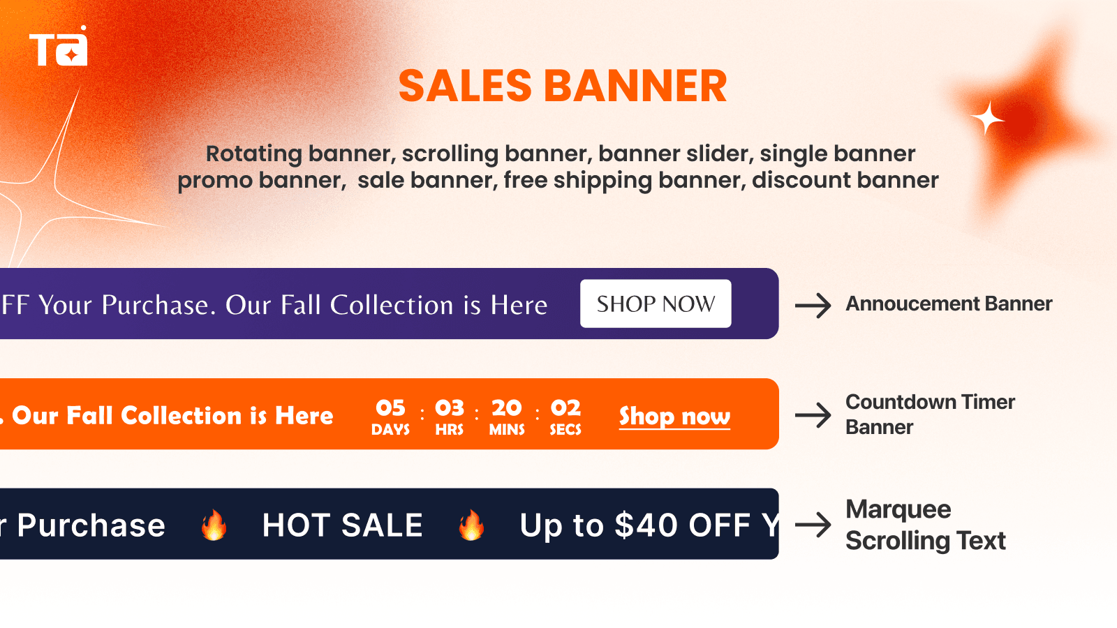TA Banner Slider, Sales Pop up screenshot 2