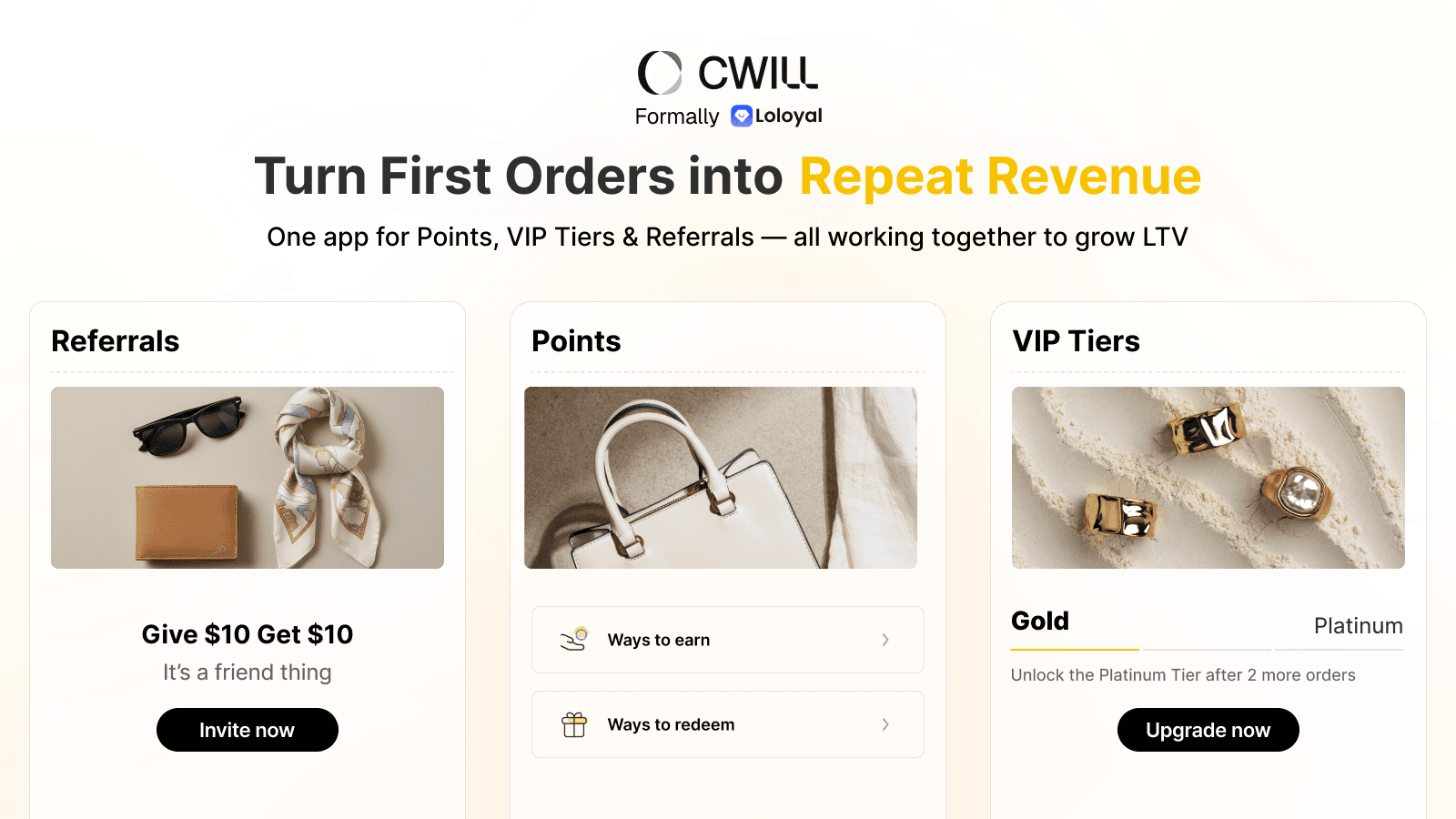 CWILL Loyalty & Referrals screenshot 1