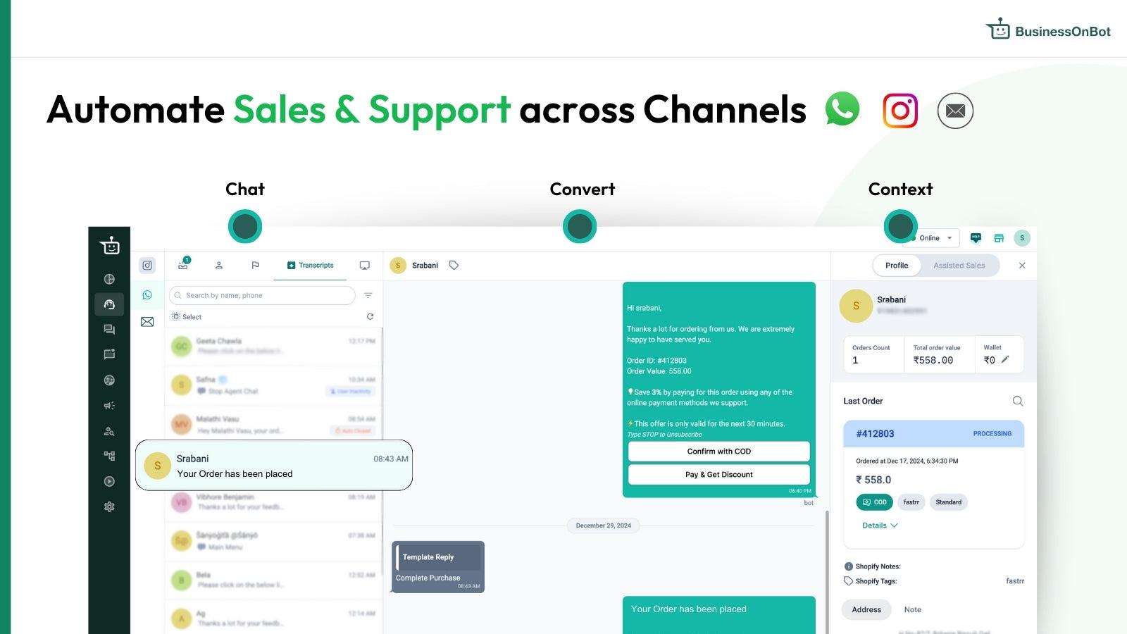 BOB: WhatsApp Marketing + AI screenshot 1