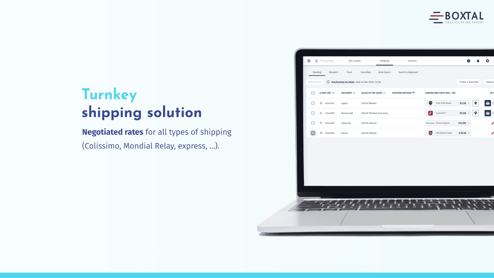 Boxtal ‑ Shipping solution screenshot 1
