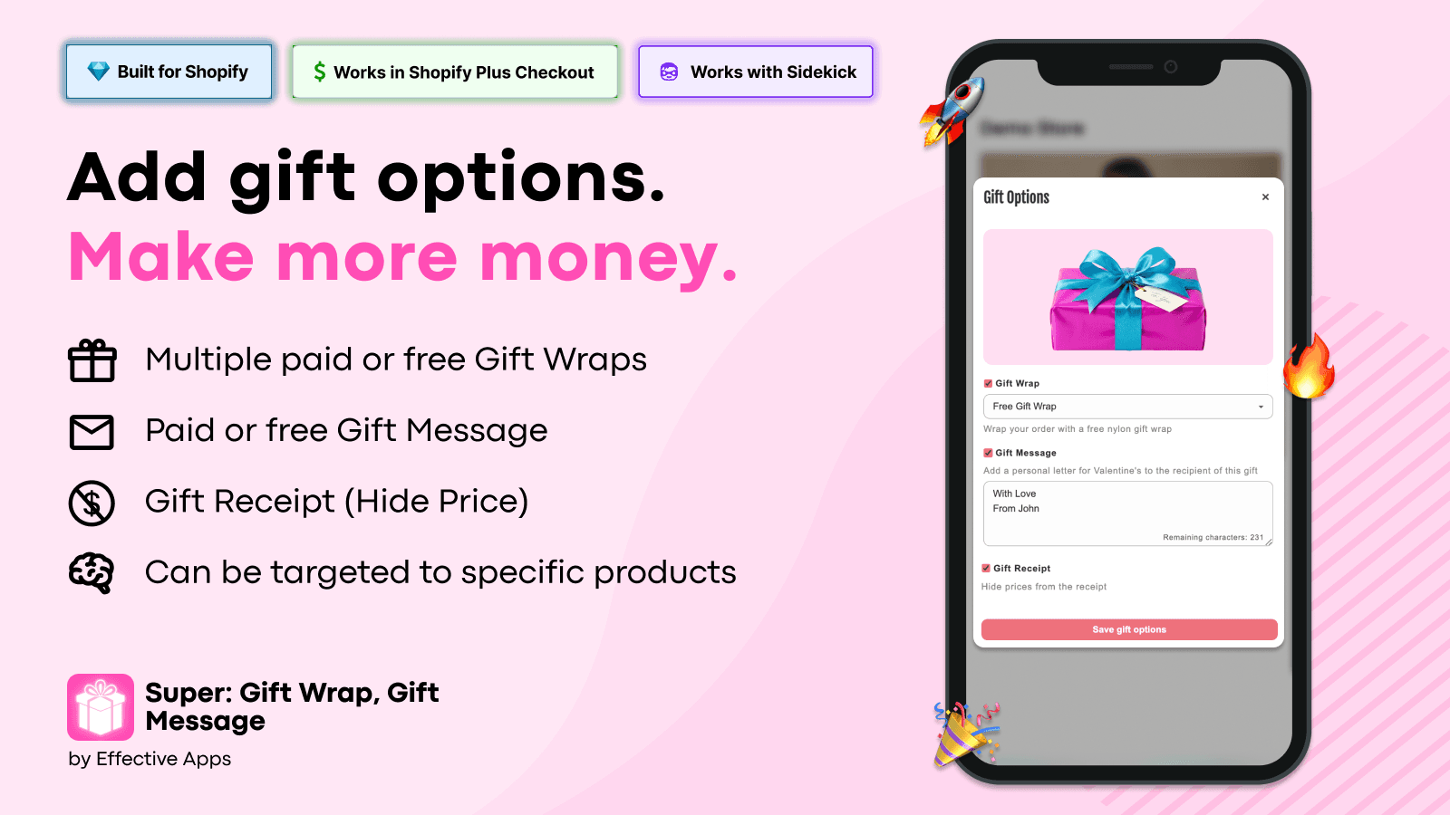 Super: Gift Wrap, Gift Message screenshot 1