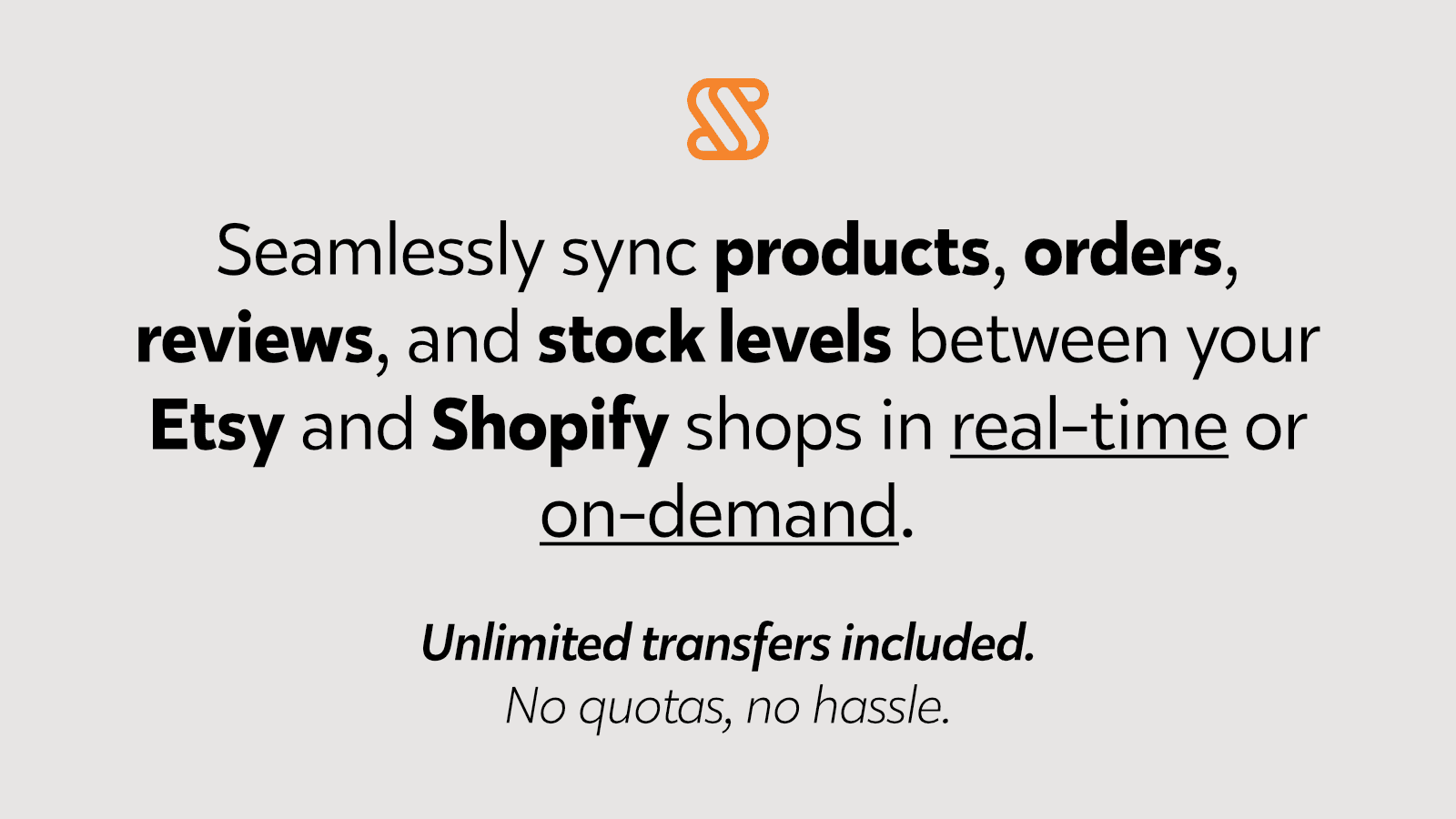 Shuttle ‑ Sync with Etsy screenshot 1