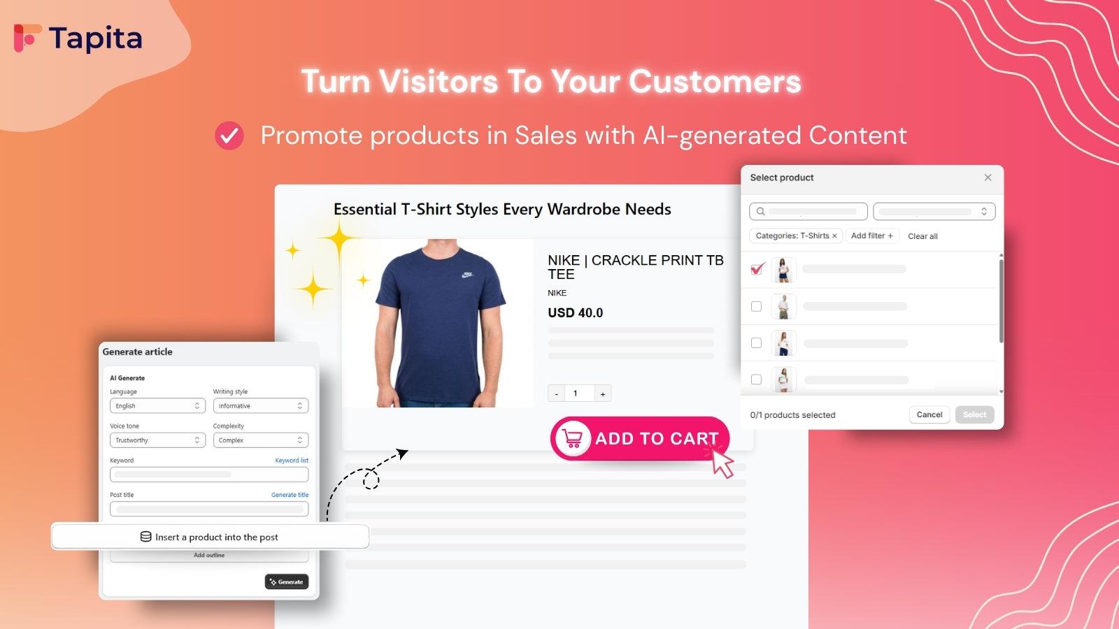 Tapita SEO AI Blog Builder screenshot 2