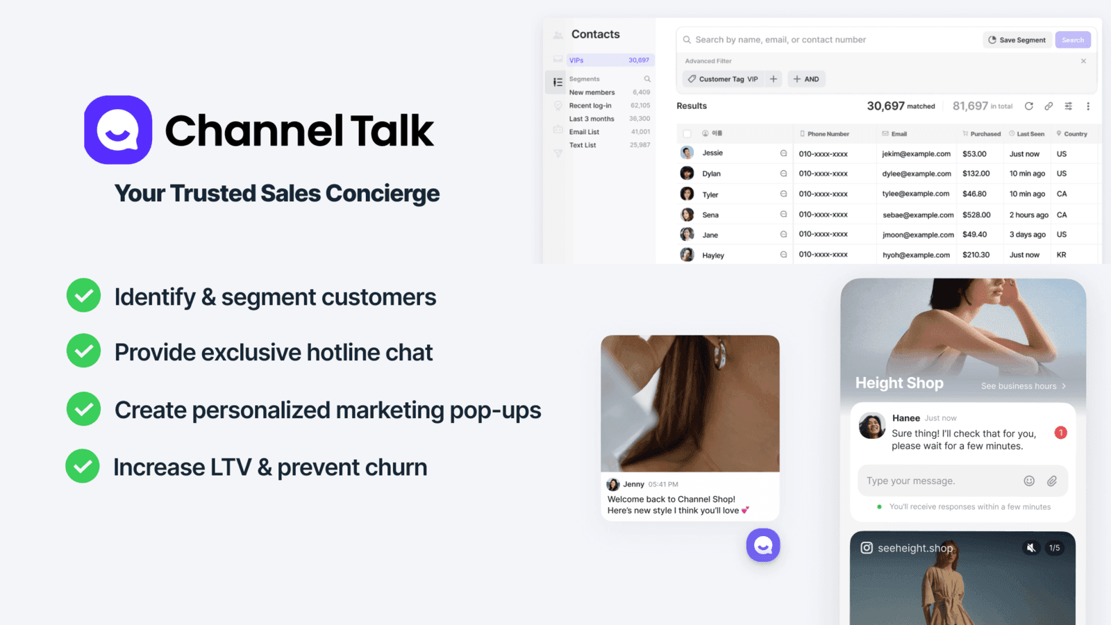 Channel Sales Chat Bot CRM screenshot 1
