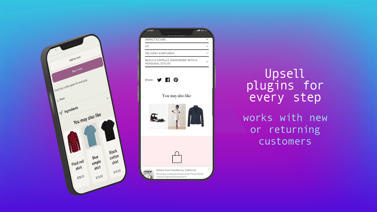 Arc53 ‑ recommend, upsell screenshot 2