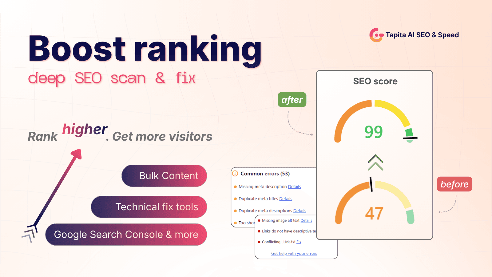 Tapita AI SEO Optimizer, Speed screenshot 2