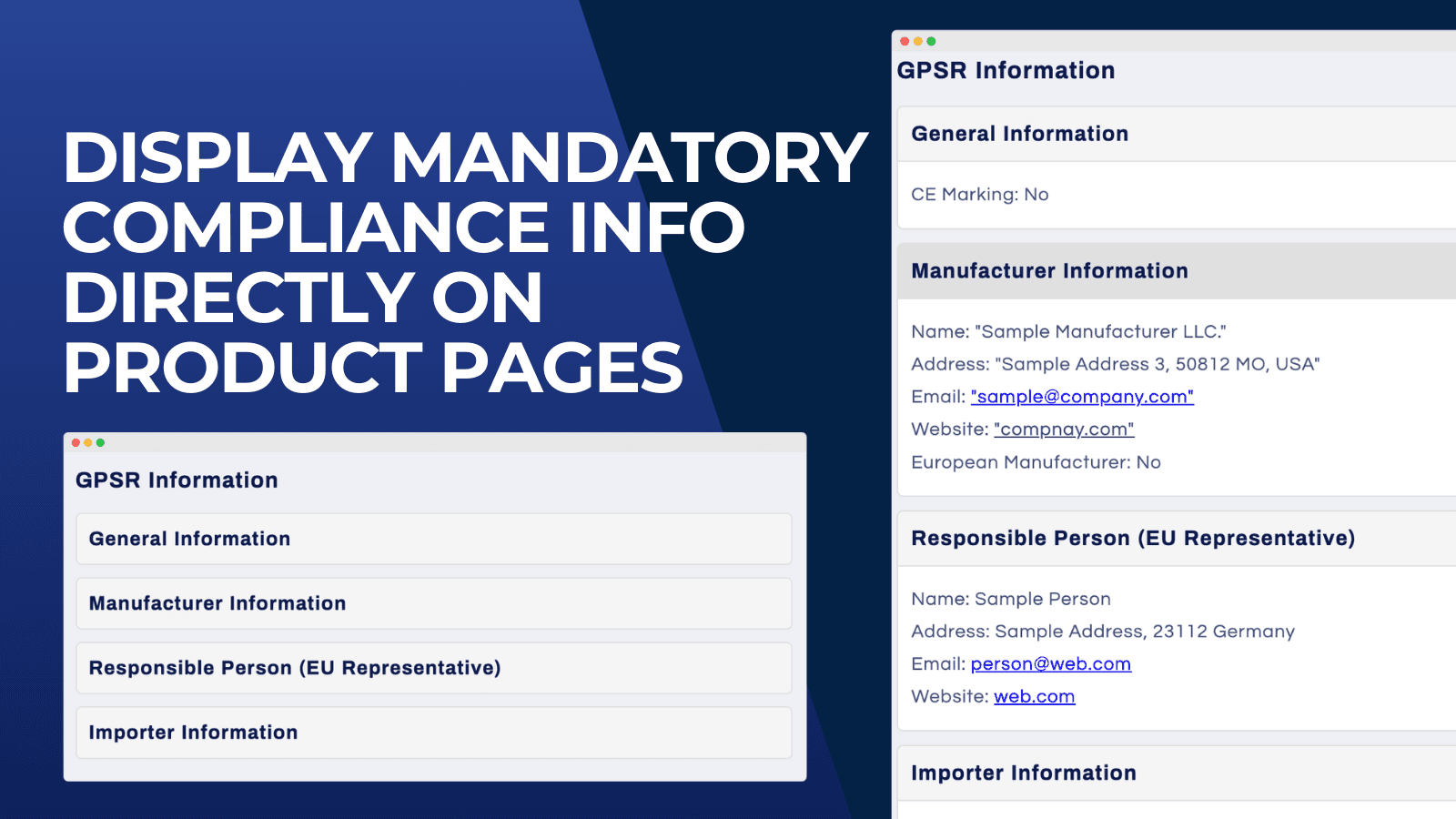 GCM | GPSR Compliance & GARAN screenshot 1