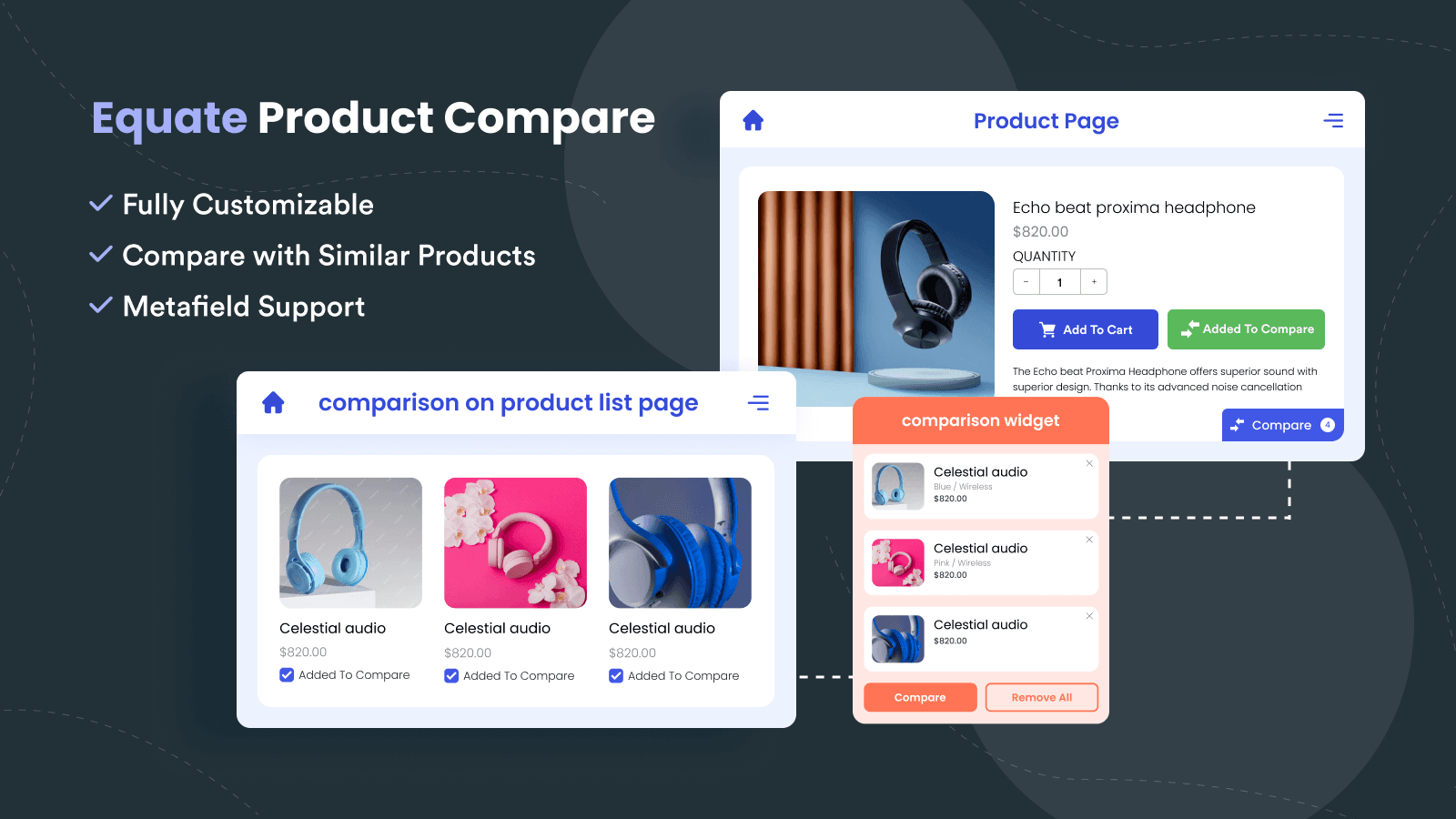 Equate ‑ Product Compare screenshot 1