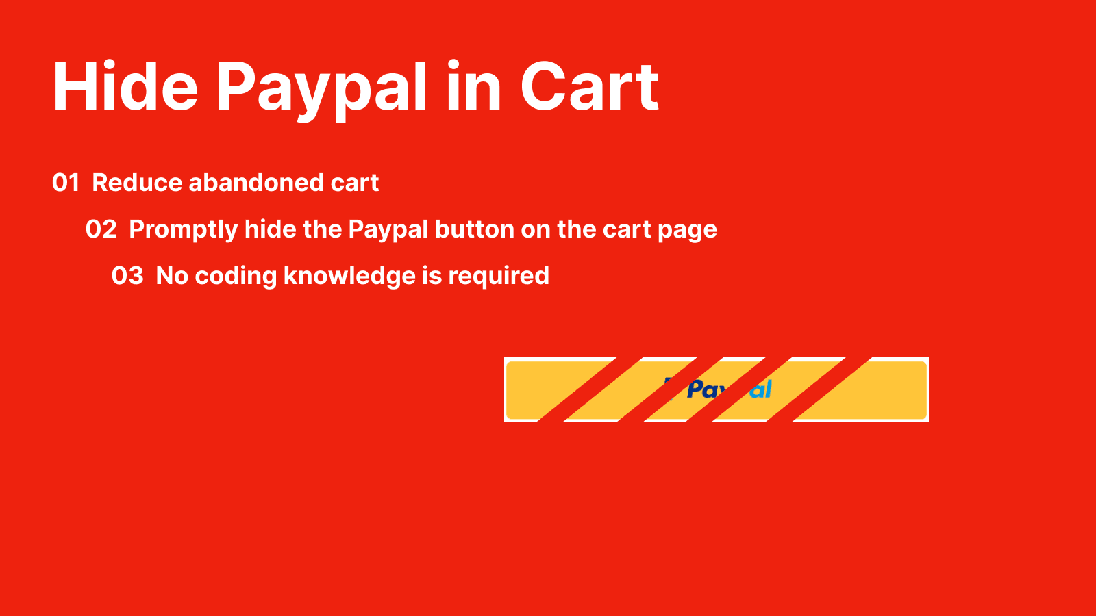 Hide PayPal in Cart by NASP screenshot 1