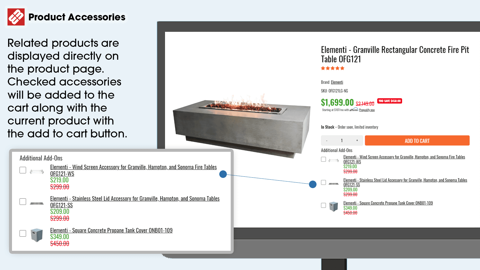 W3 Product Accessories screenshot 1
