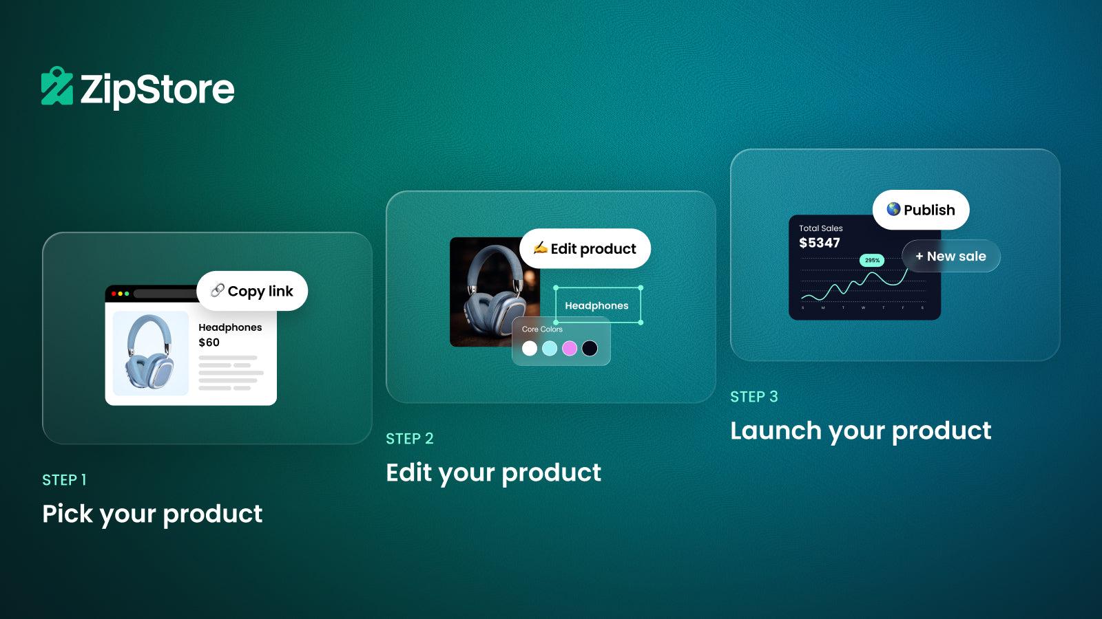 ZipStore ‑ AI Store Builder screenshot 2