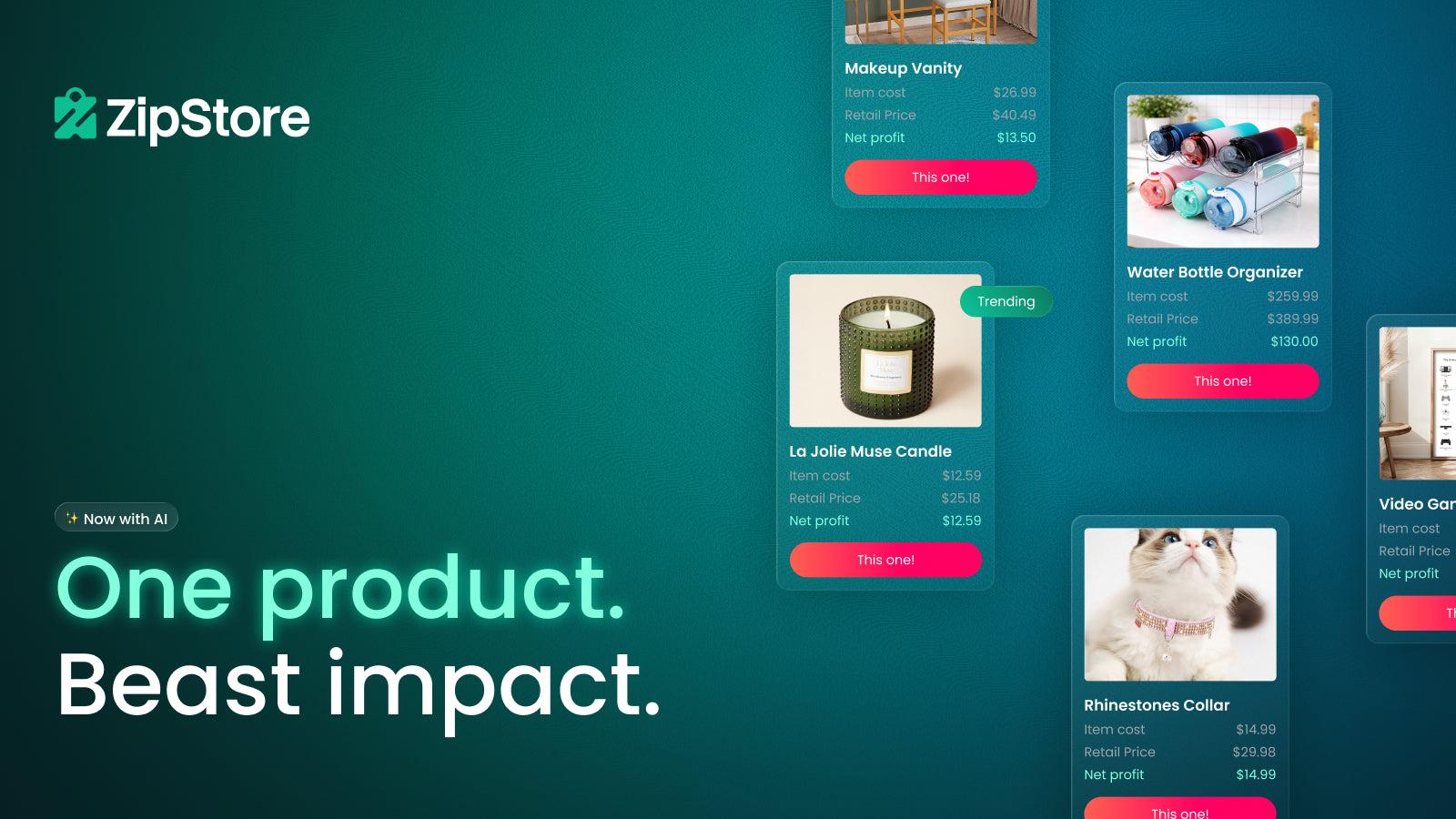 ZipStore ‑ AI Store Builder screenshot 1