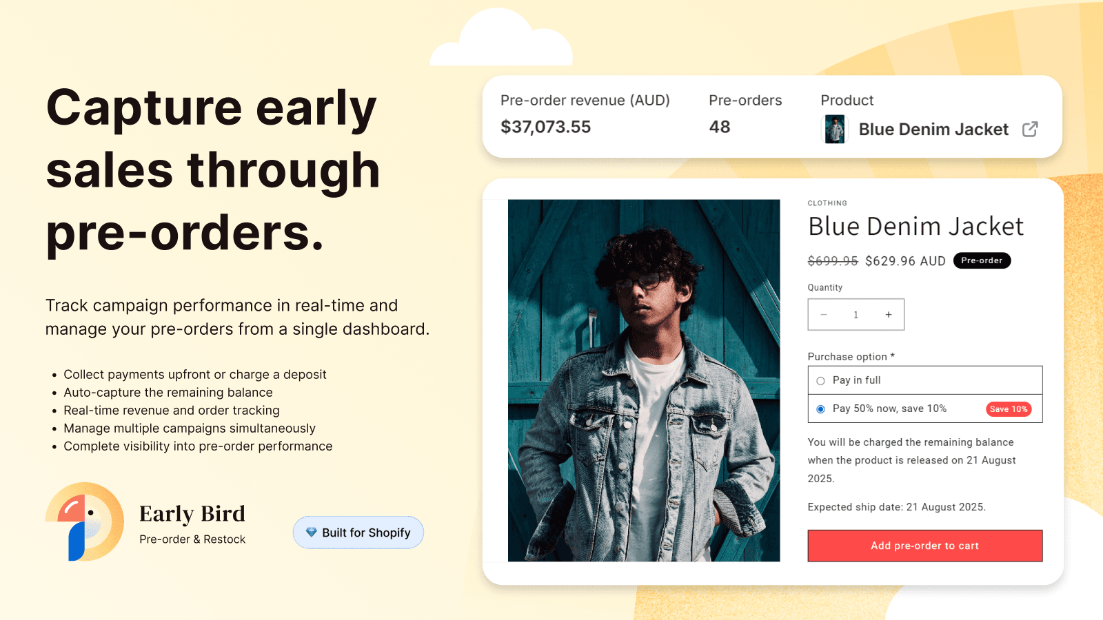 Early Bird: Preorder & Restock screenshot 2