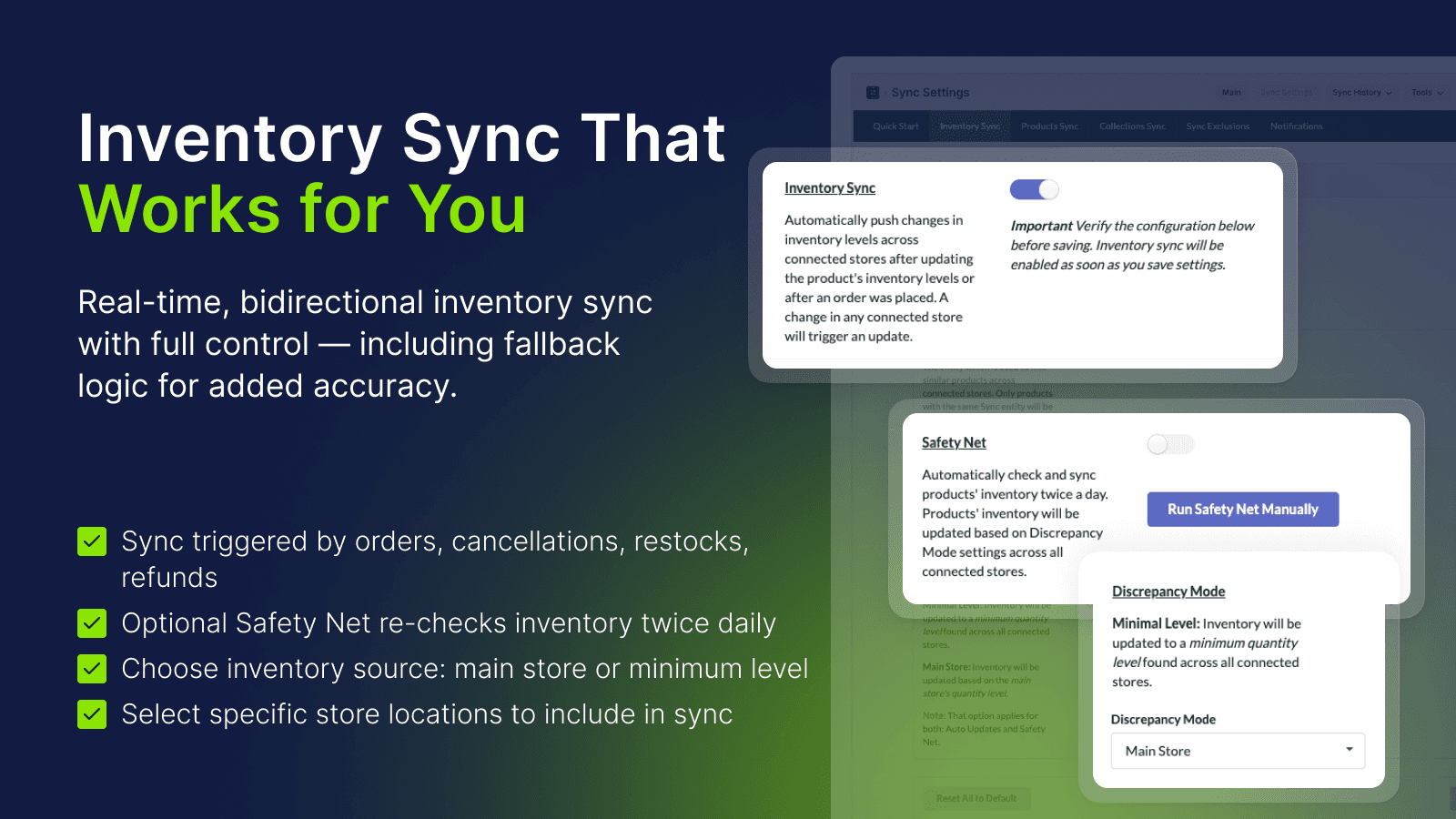 Multi‑Store Sync Power screenshot 2