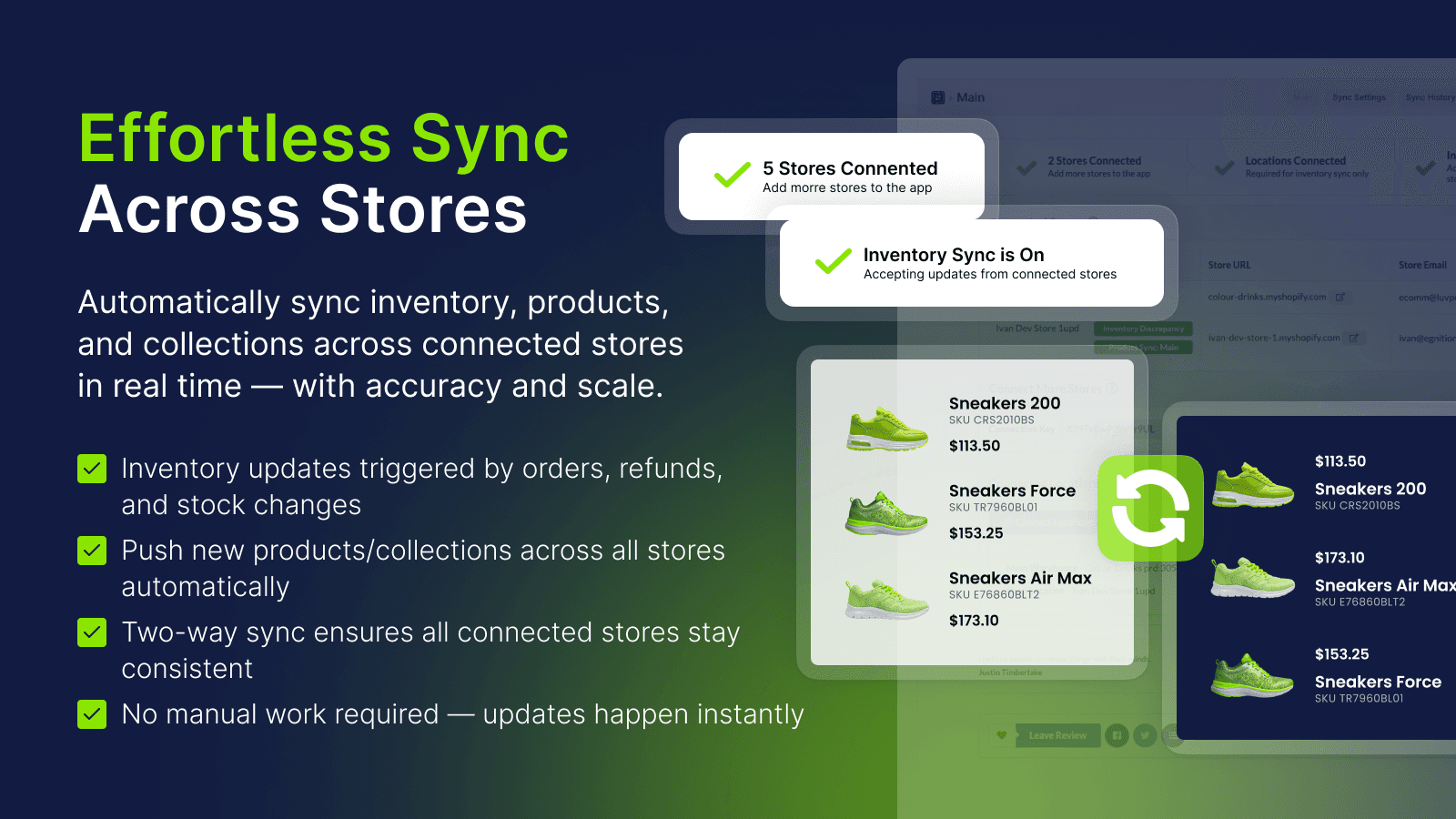Multi‑Store Sync Power screenshot 1