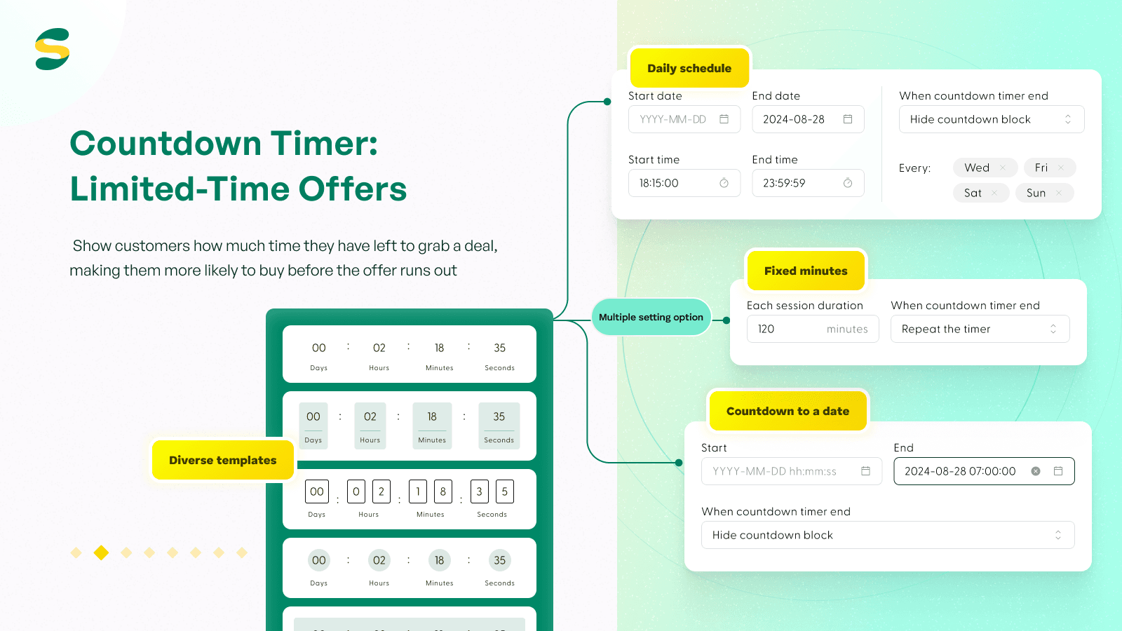 Countdown Timer Bar Samita screenshot 2