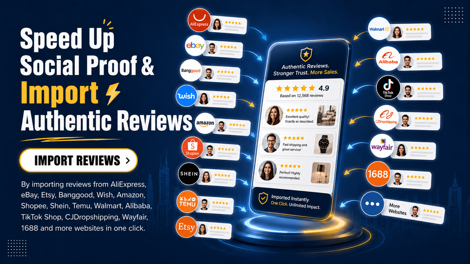 Areviews ‑ AI Reviews Importer screenshot 1