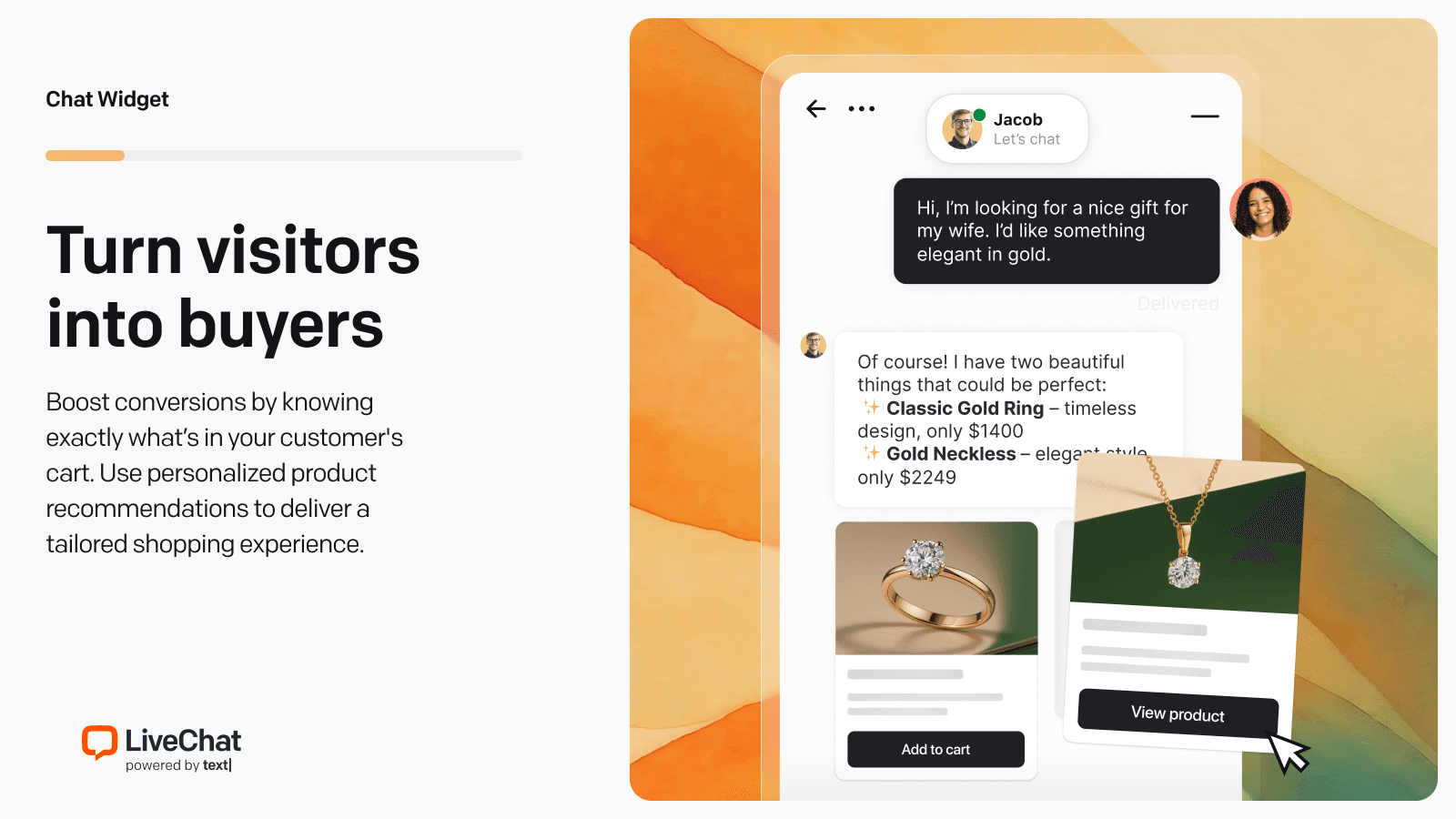 LiveChat: AI live chat by Text screenshot 1