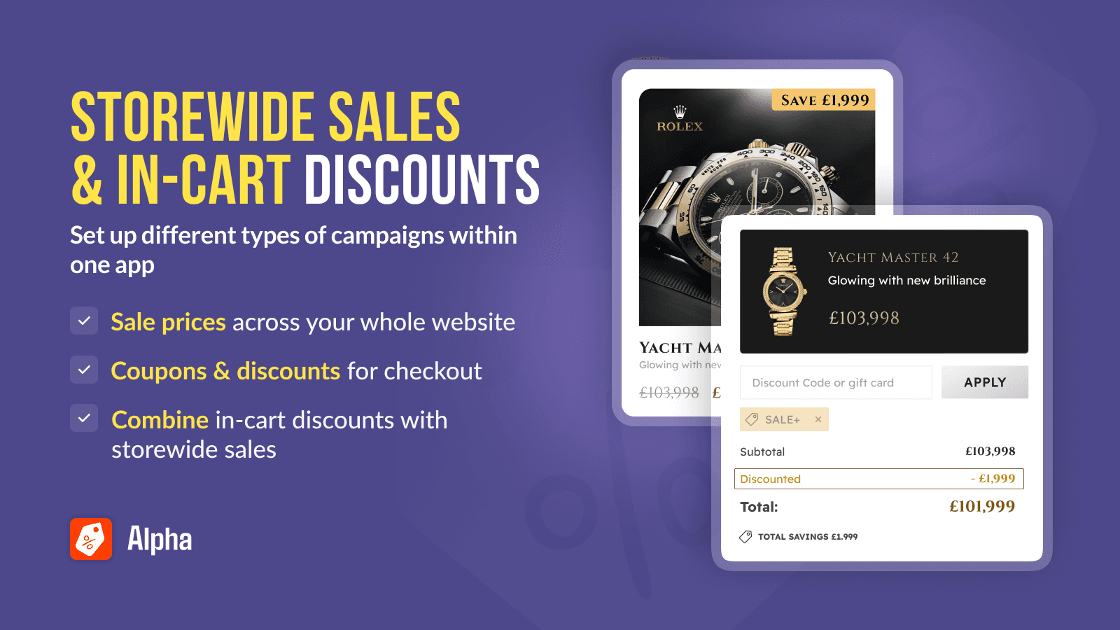 Alpha: Sale & Discount Manager screenshot 2