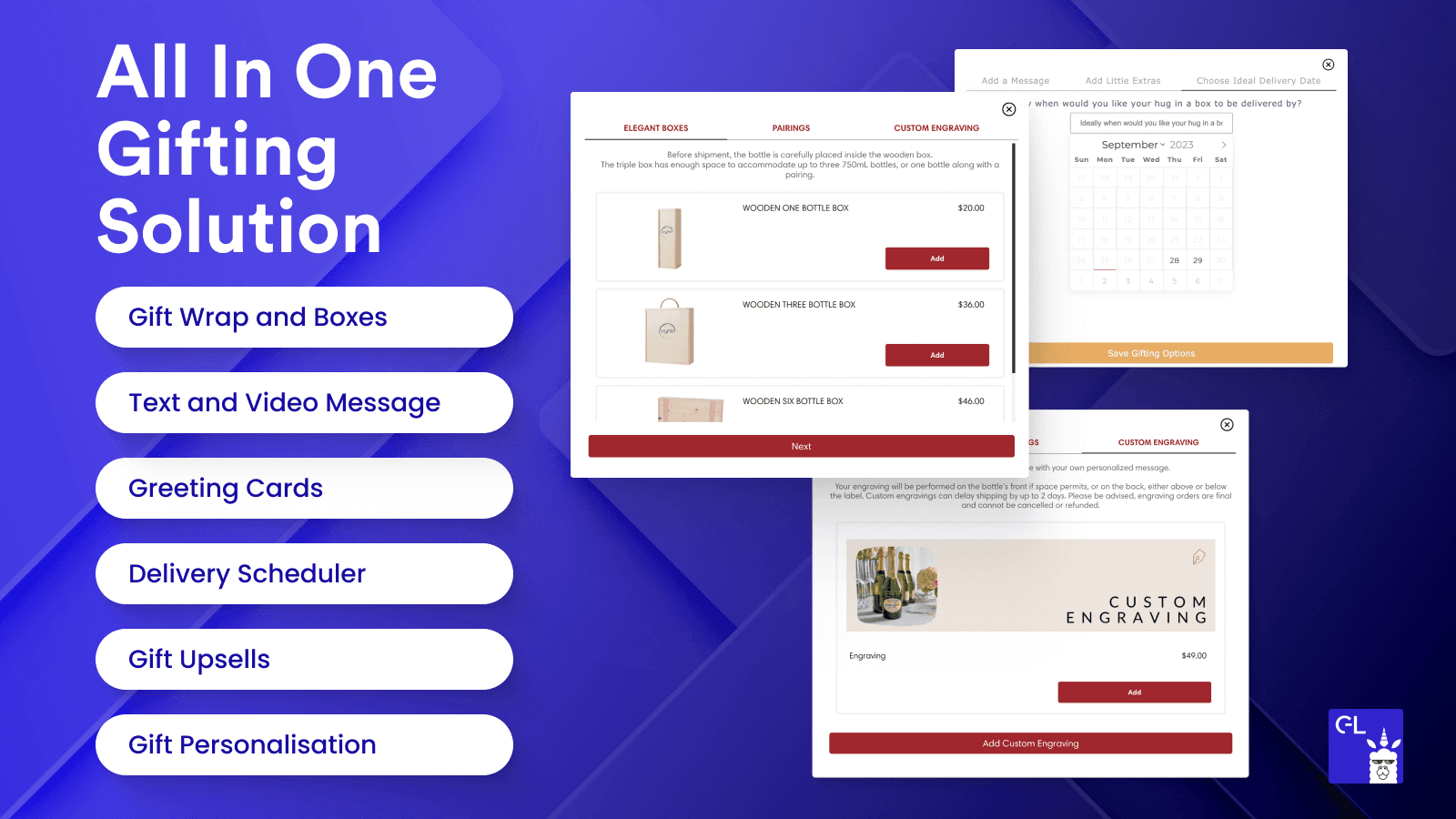 GLab: Gift Wrap & Gift Message screenshot 1