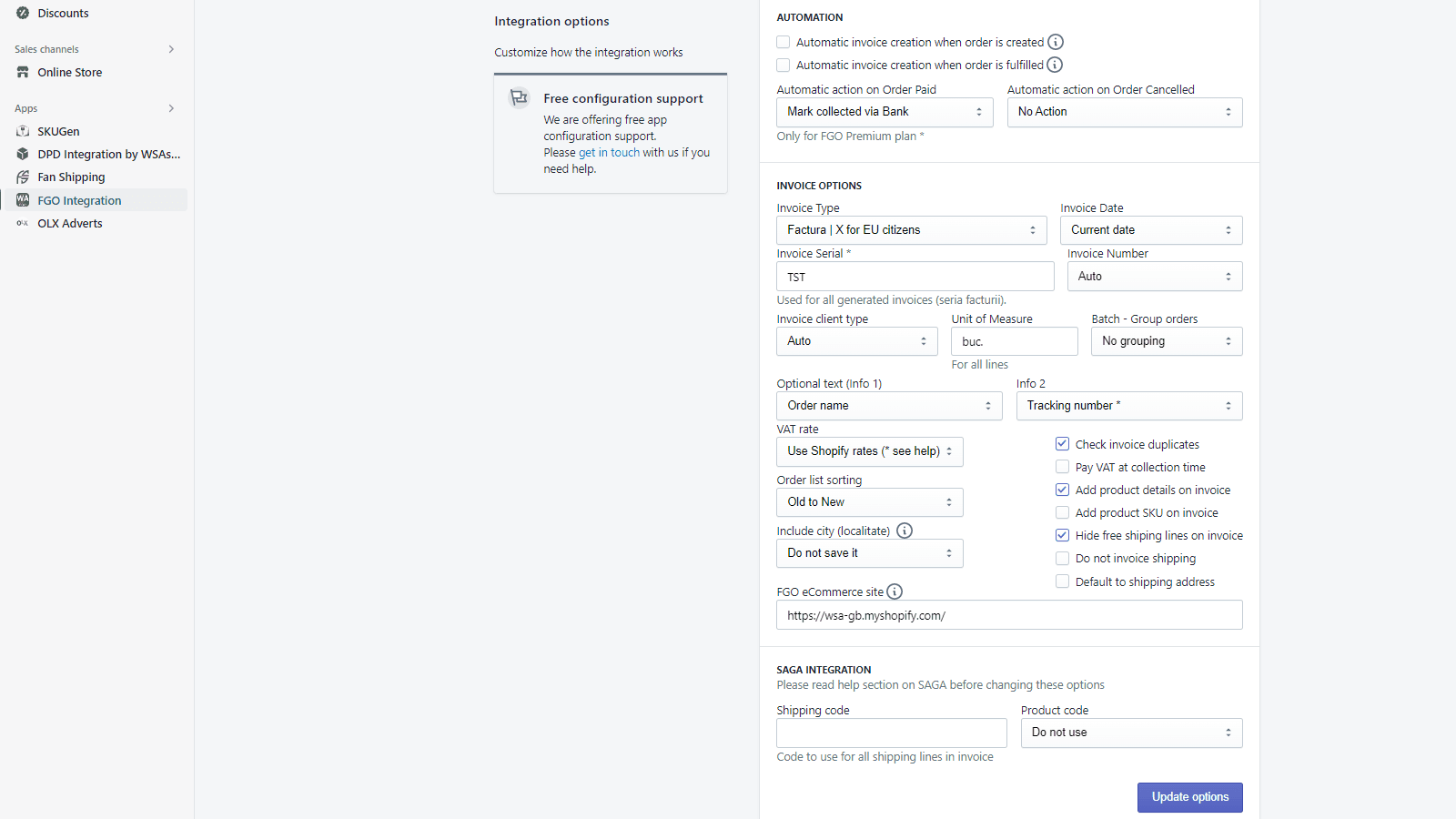 FGO Integration screenshot 2