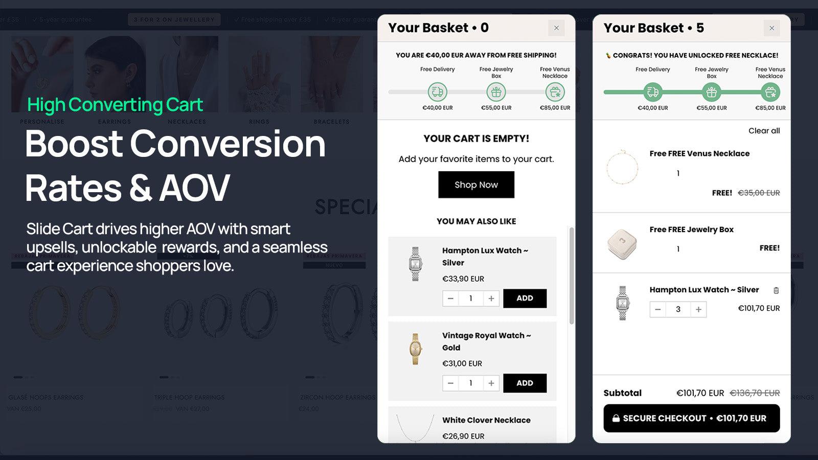 HS Slide Cart Drawer Upsell screenshot 1