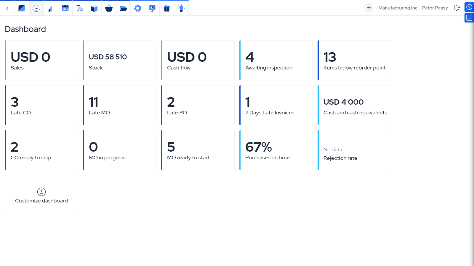 MRPeasy Manufacturing ERP screenshot 2