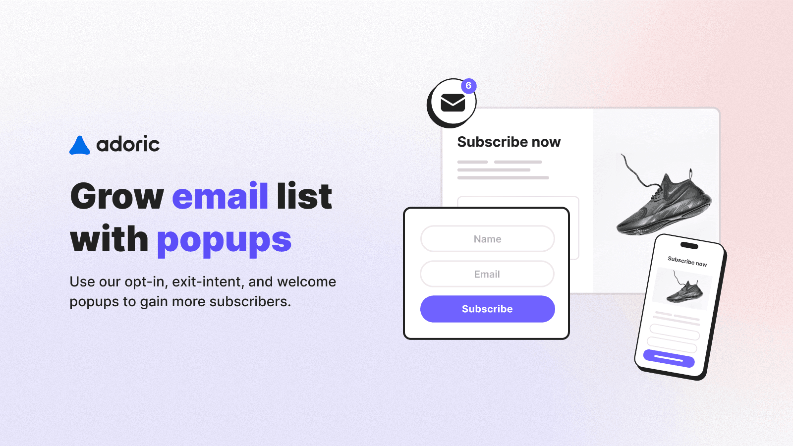 Adoric Popup & Email Popups screenshot 2