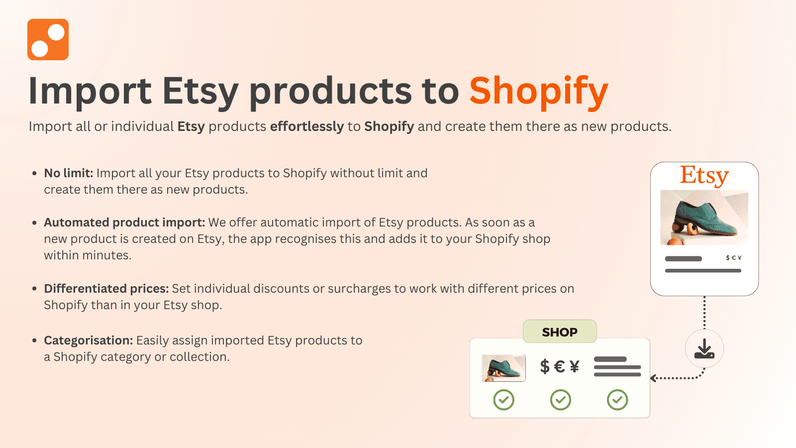 velopLab Etsy Sync & Importer screenshot 2