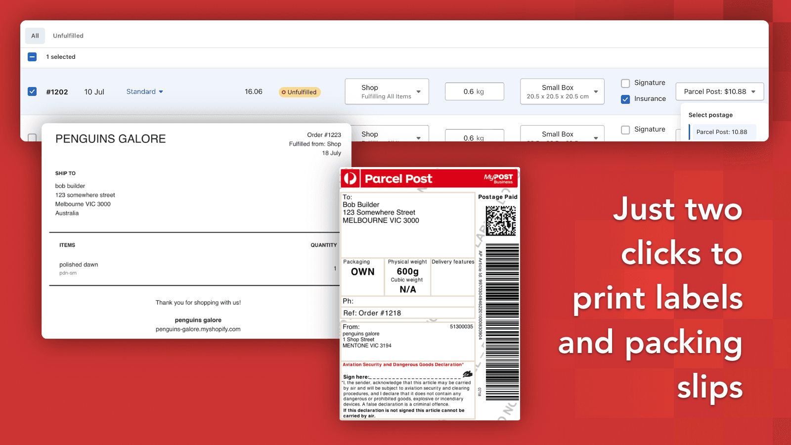 EZLabel: Australia Post Ship screenshot 2