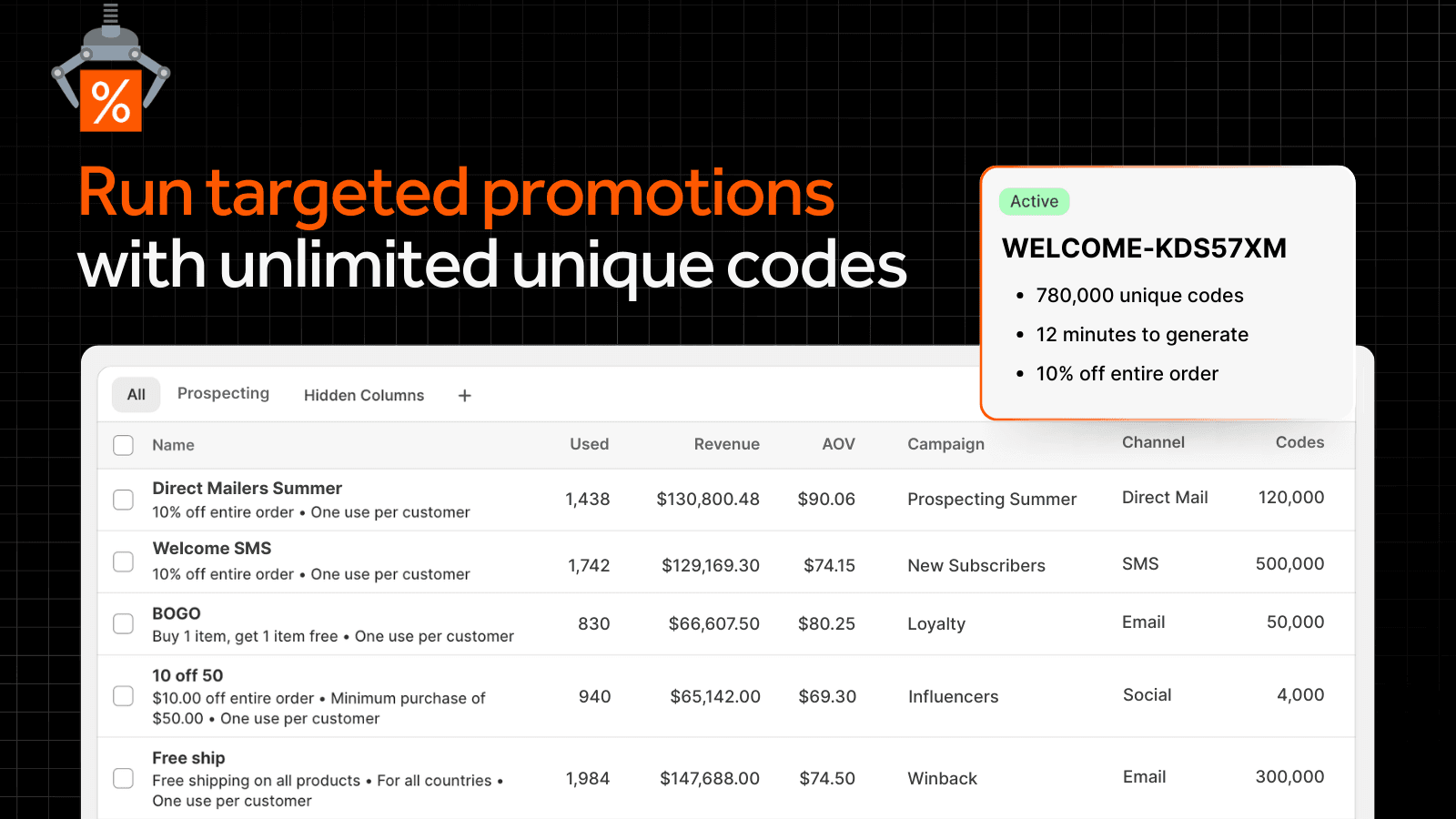 Bulk Discount Code Bot screenshot 1