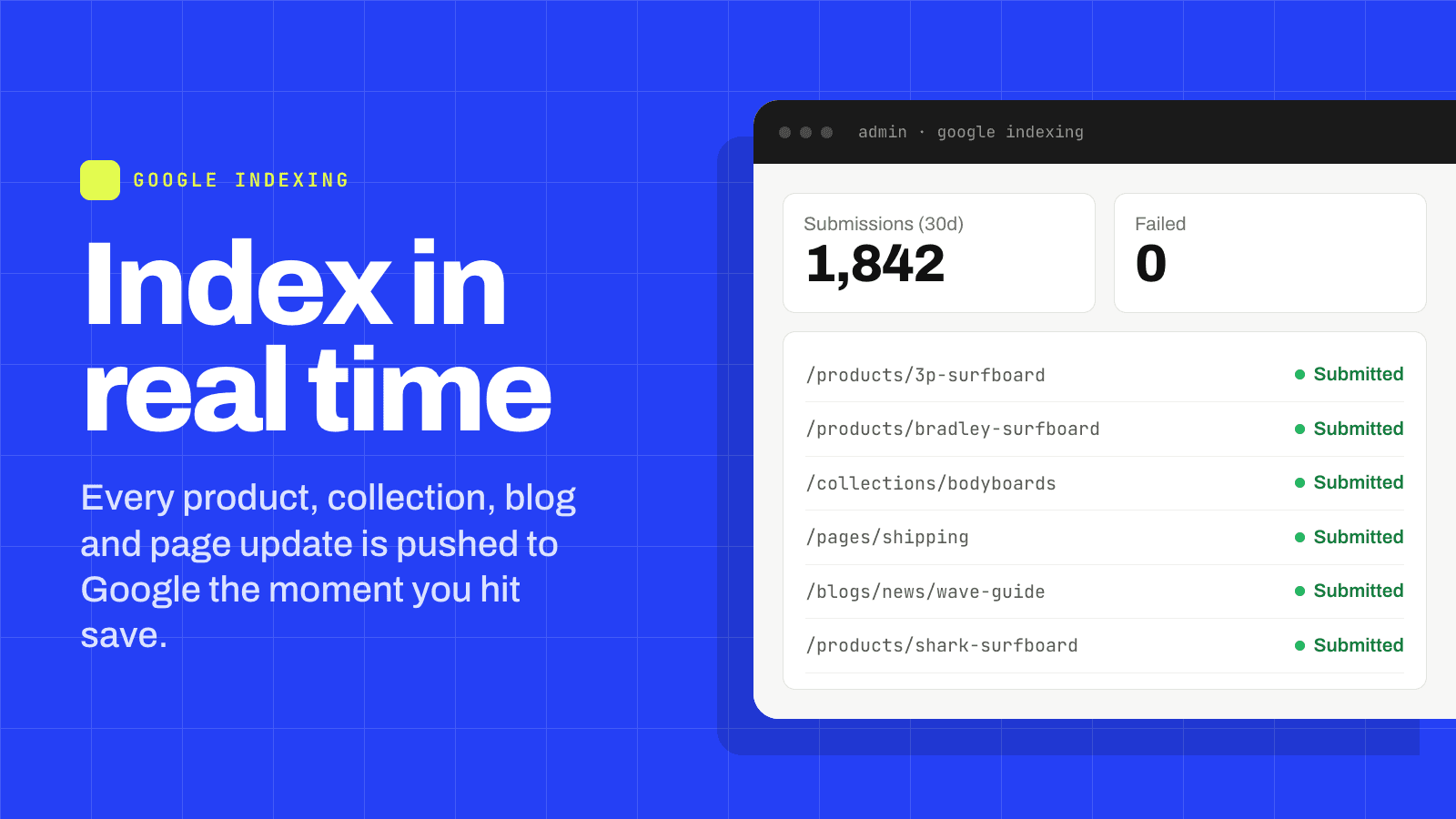 Index: Get Found on Google screenshot 1