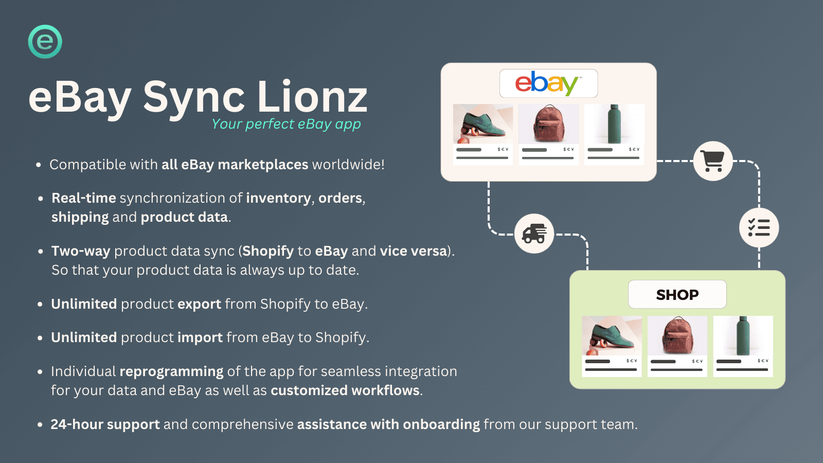 eBay Sync & Importer LionzApps screenshot 1