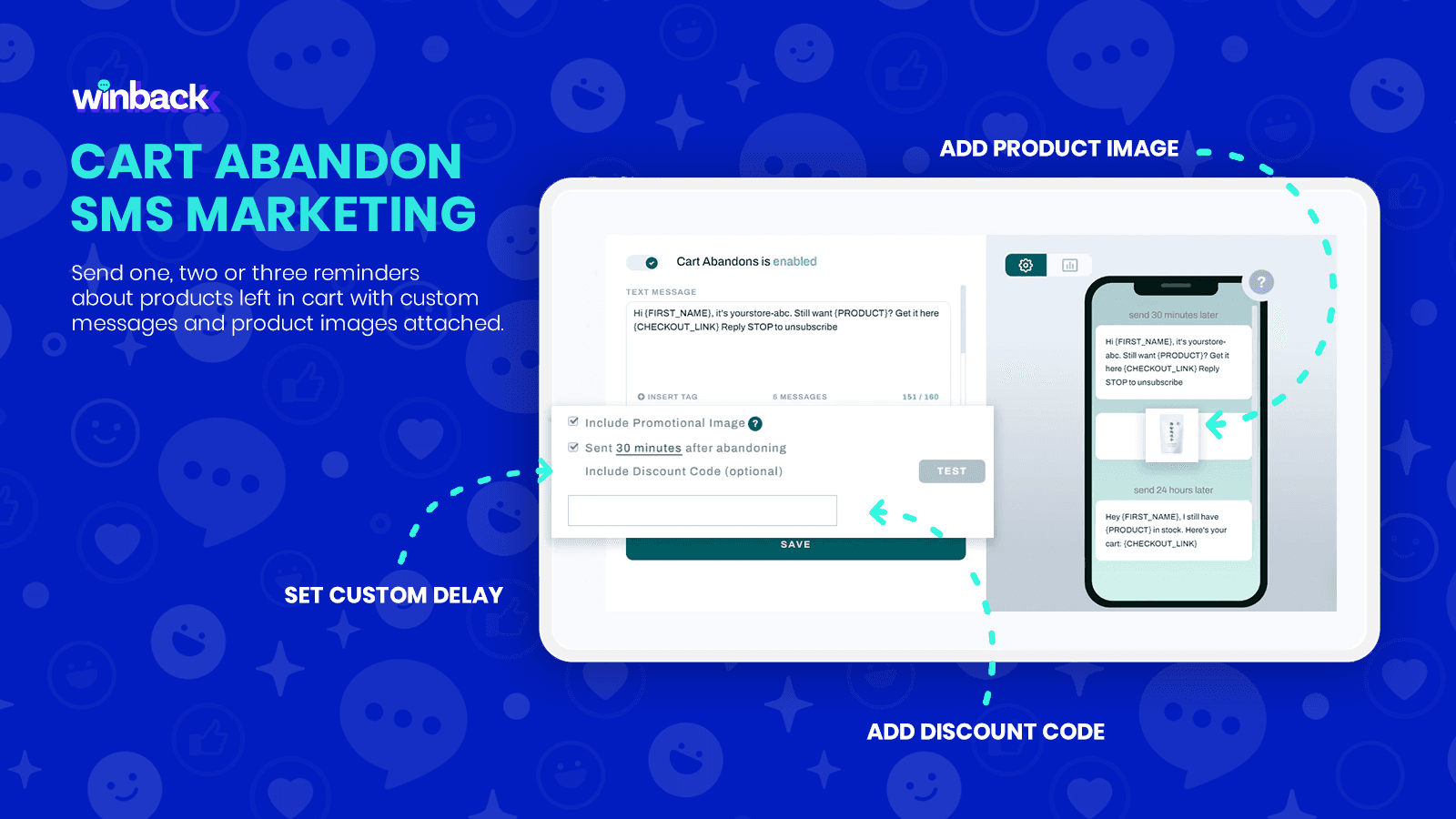 Winback: SMS Marketing screenshot 1