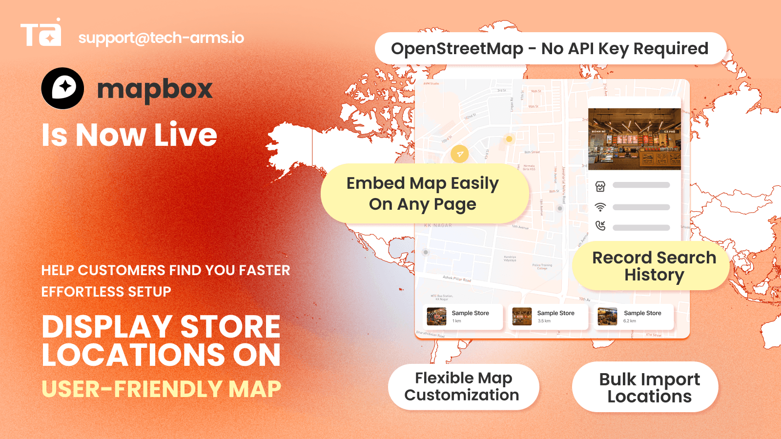 TA MAPPY: Store Locator & Maps screenshot 1
