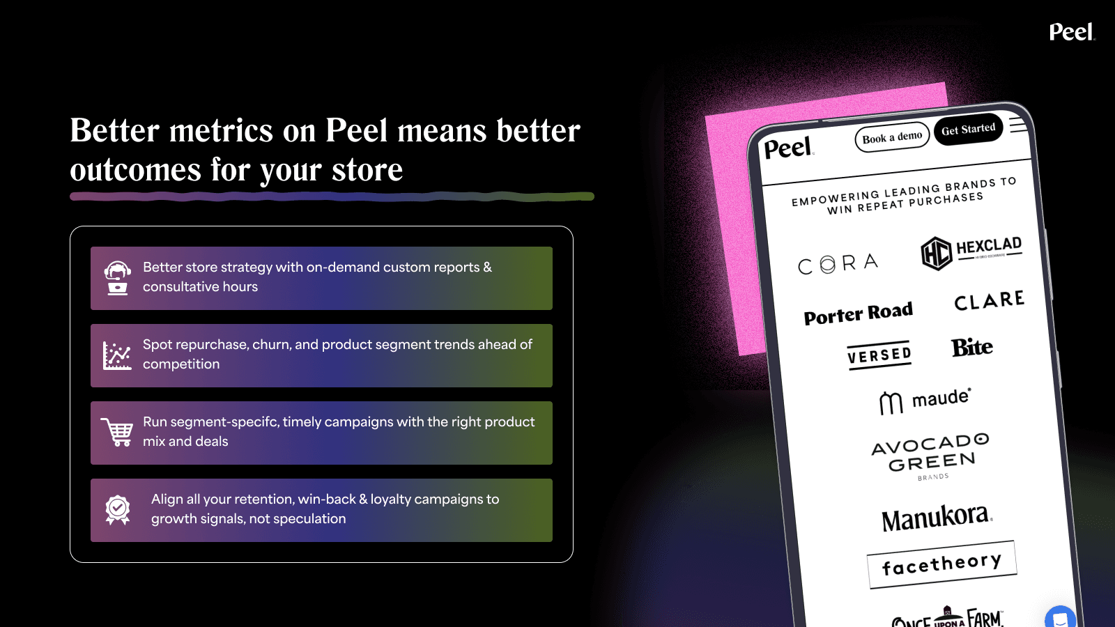 Peel: Retention Analytics screenshot 1