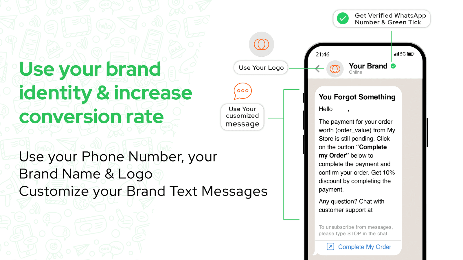 SH: WhatsApp Chat & Marketing screenshot 2