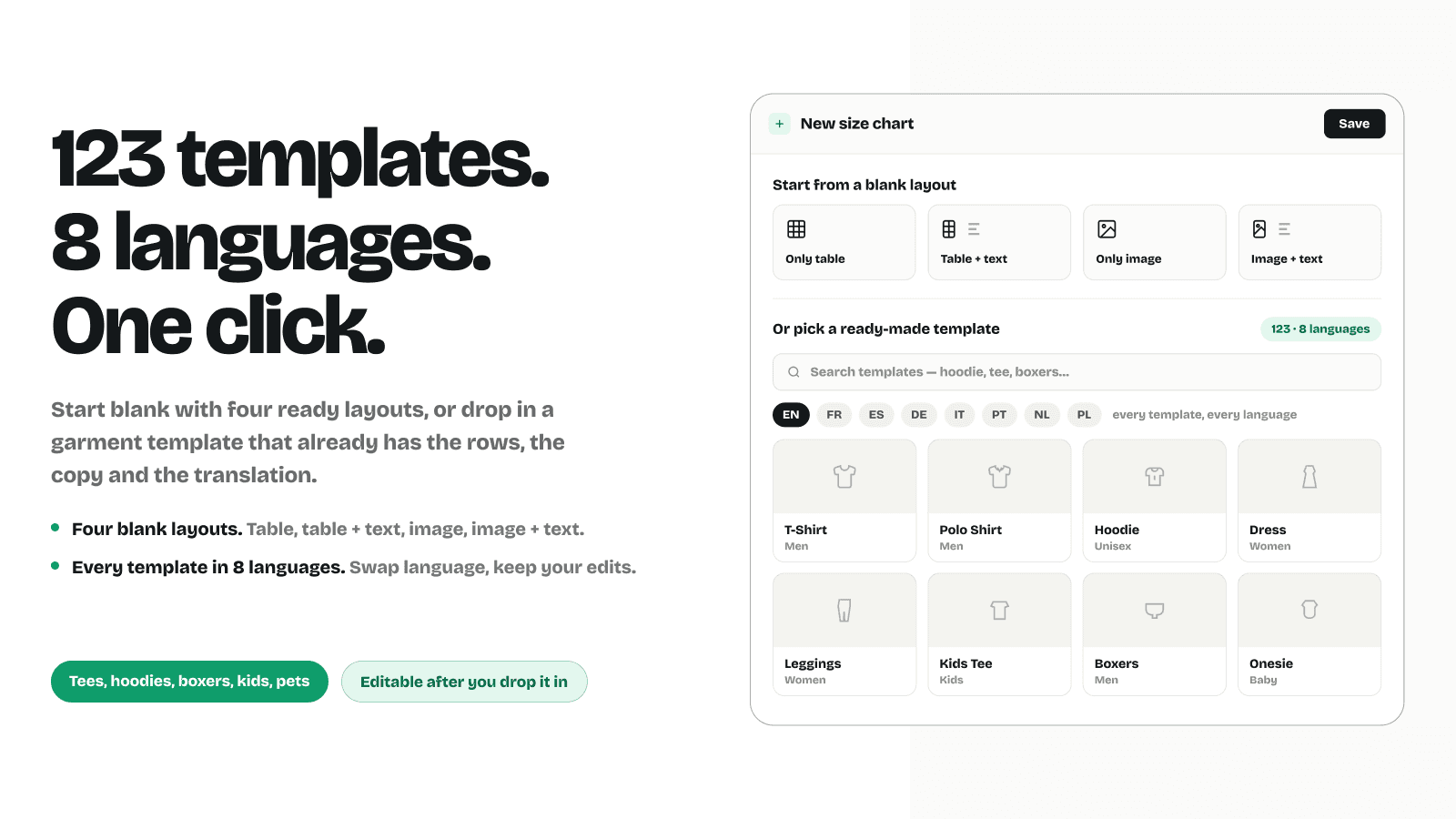 Jotly Size Chart & Size Guide screenshot 2