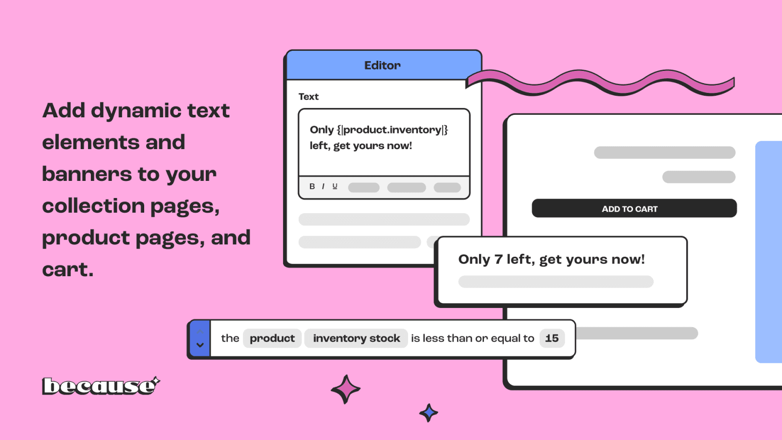 Because: CRO + Personalization screenshot 2