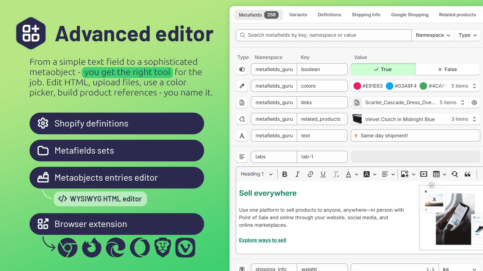 Metafields Guru screenshot 2