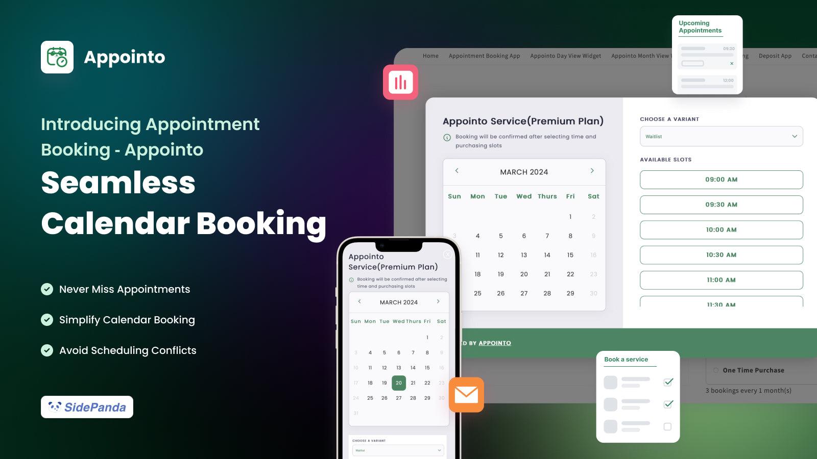 Appointment Booking App ointo screenshot 1