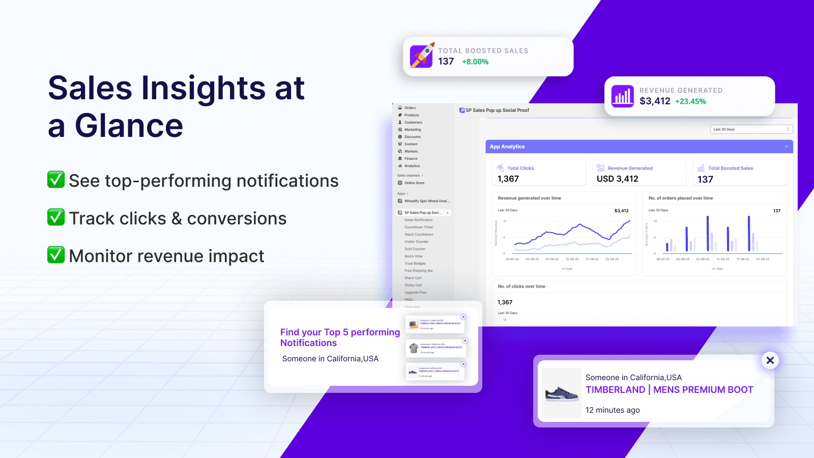 SP Sales Pop up Social Proof screenshot 2