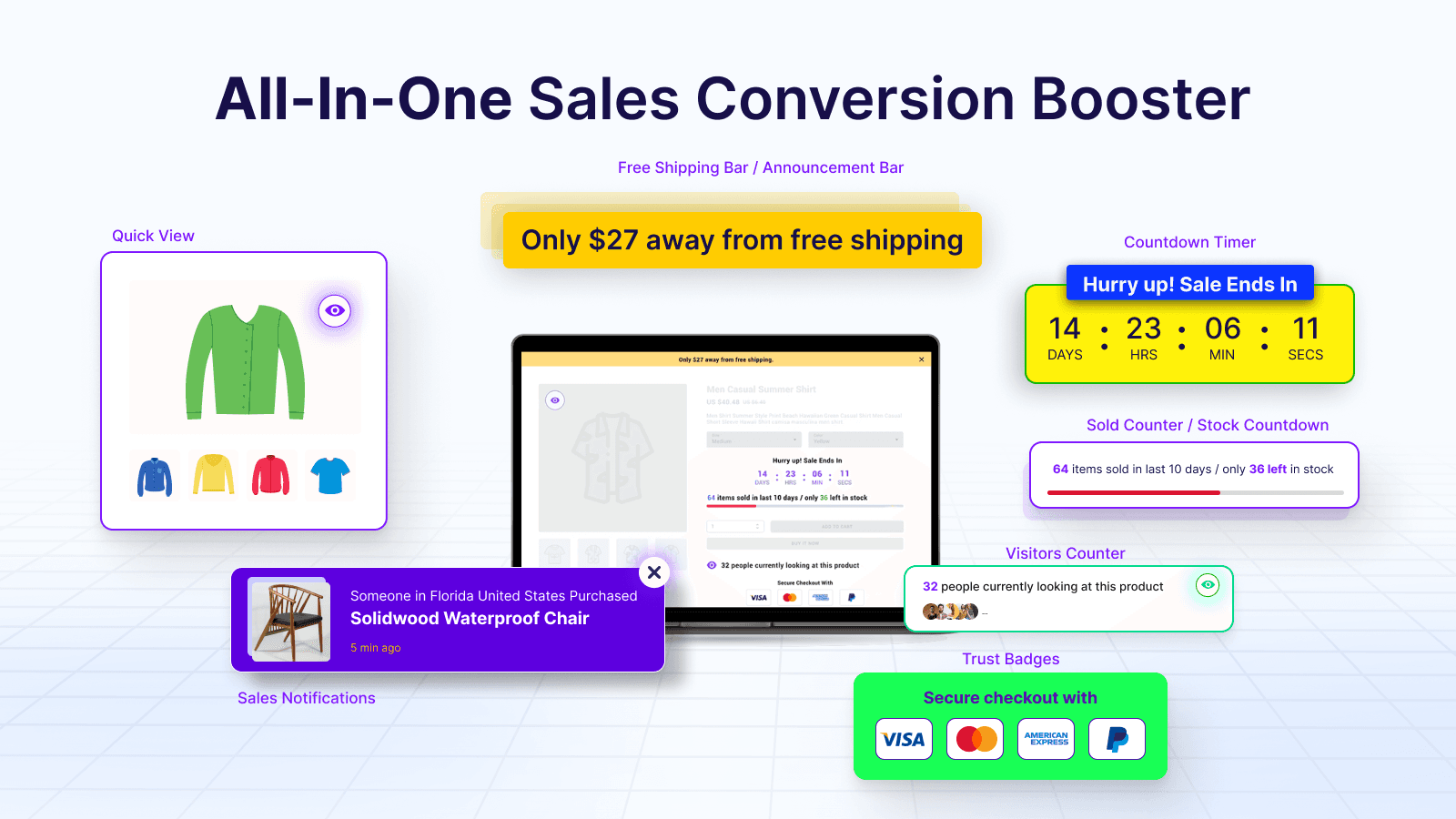 SP Sales Pop up Social Proof screenshot 1